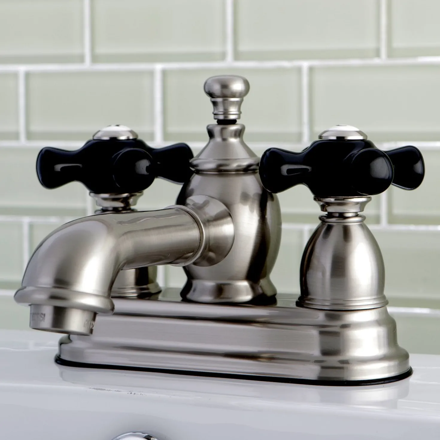 Kingston Brass Duchess 4-Inch Centerset Deck Mount 3-Hole Bathroom Faucet