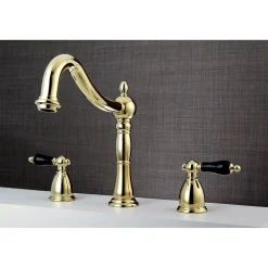 Kingston Brass Duchess Roman Tub Filler with Cross Handle