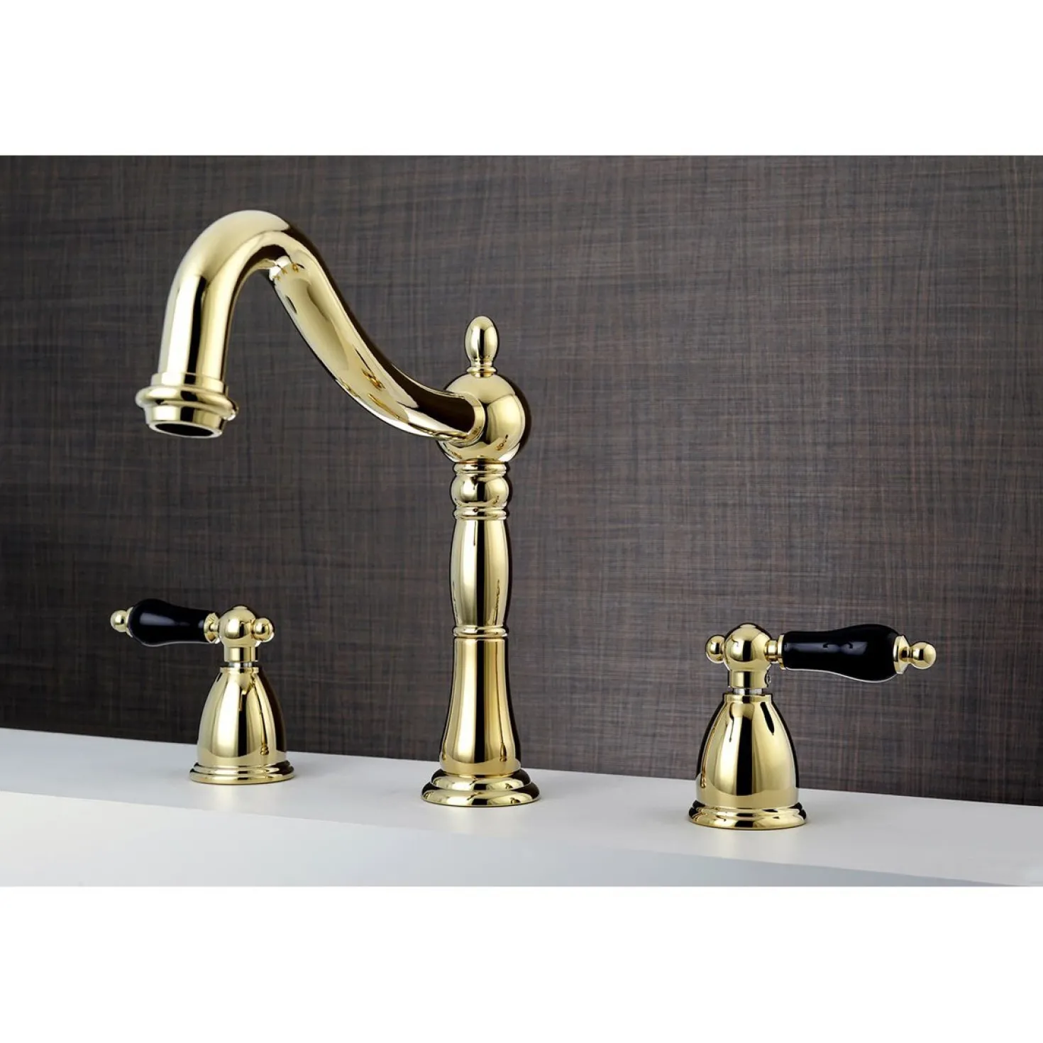 Kingston Brass Duchess Roman Tub Filler with Cross Handle