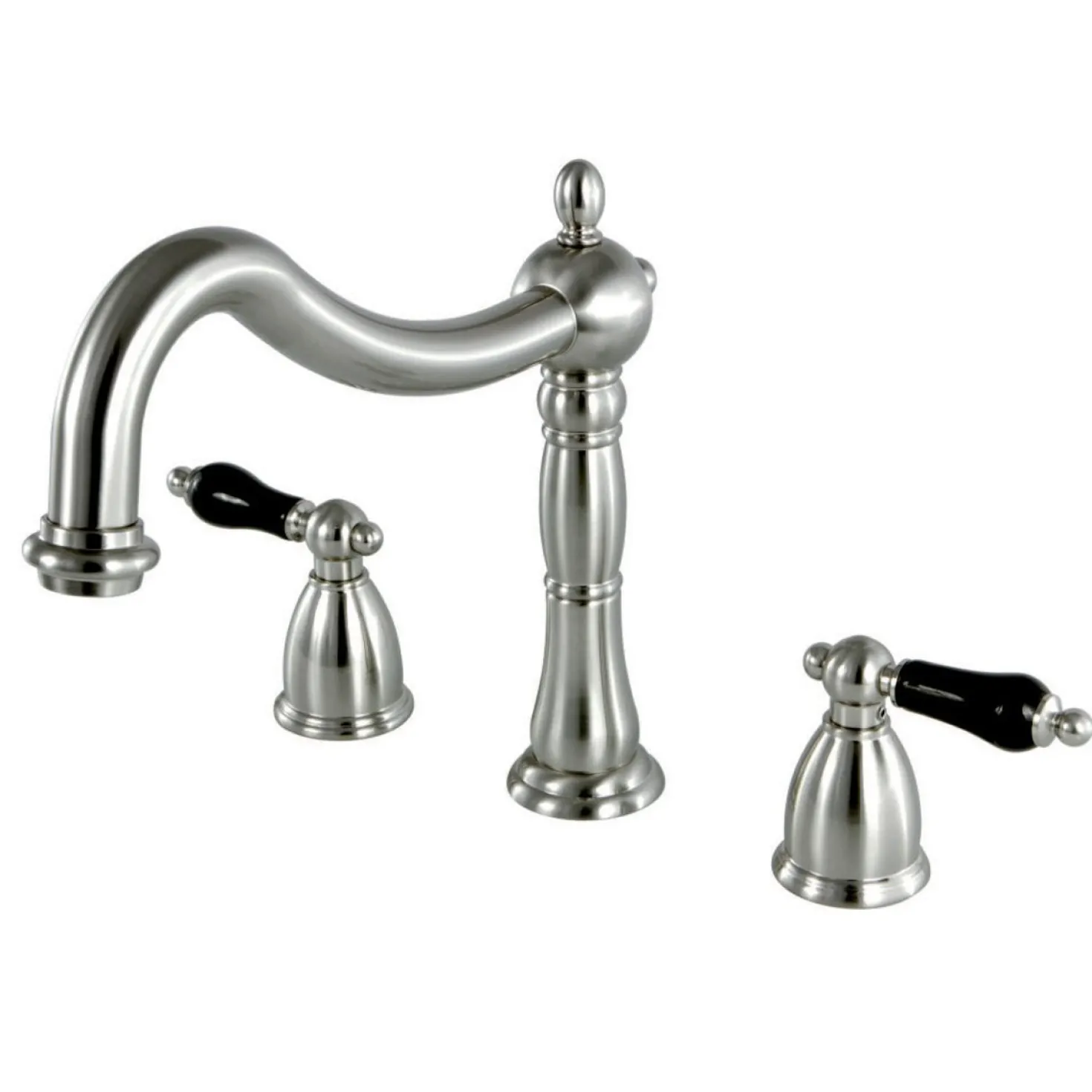 Kingston Brass Duchess Roman Tub Filler with Cross Handle