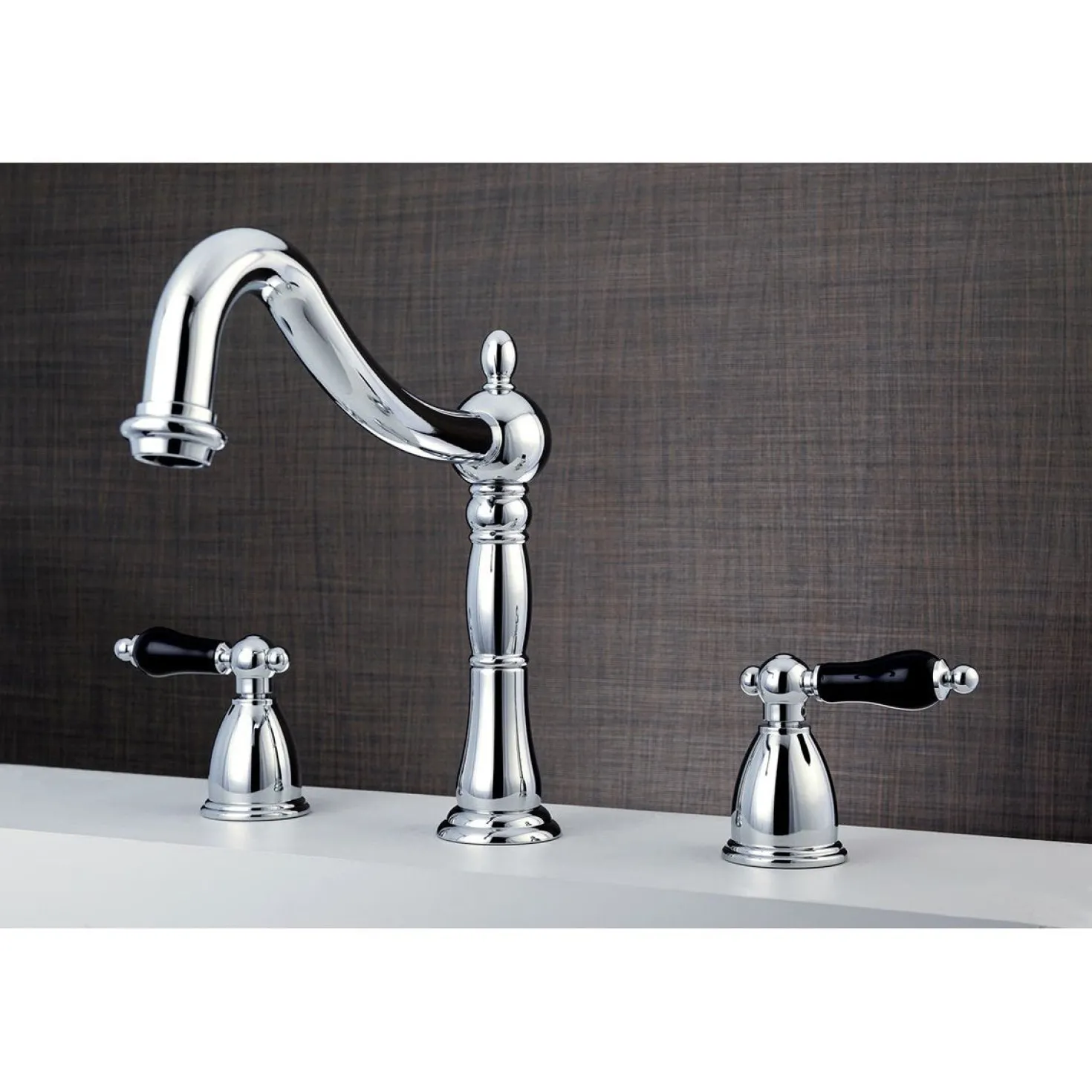 Kingston Brass Duchess Roman Tub Filler with Cross Handle