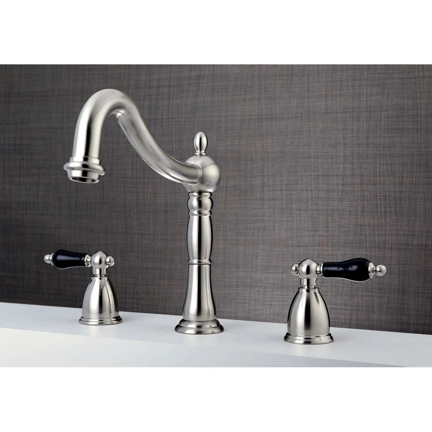 Kingston Brass Duchess Roman Tub Filler with Cross Handle