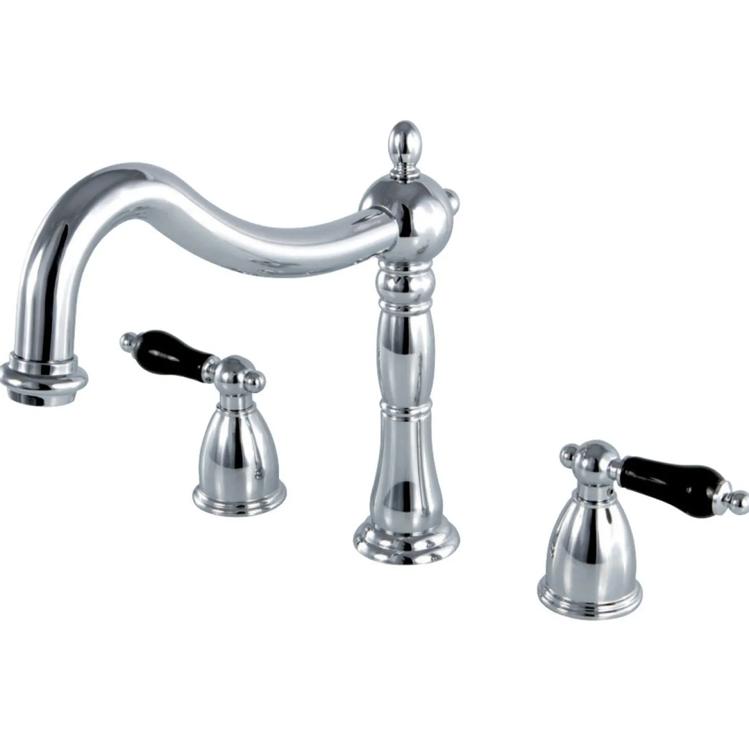 Kingston Brass Duchess Roman Tub Filler with Cross Handle