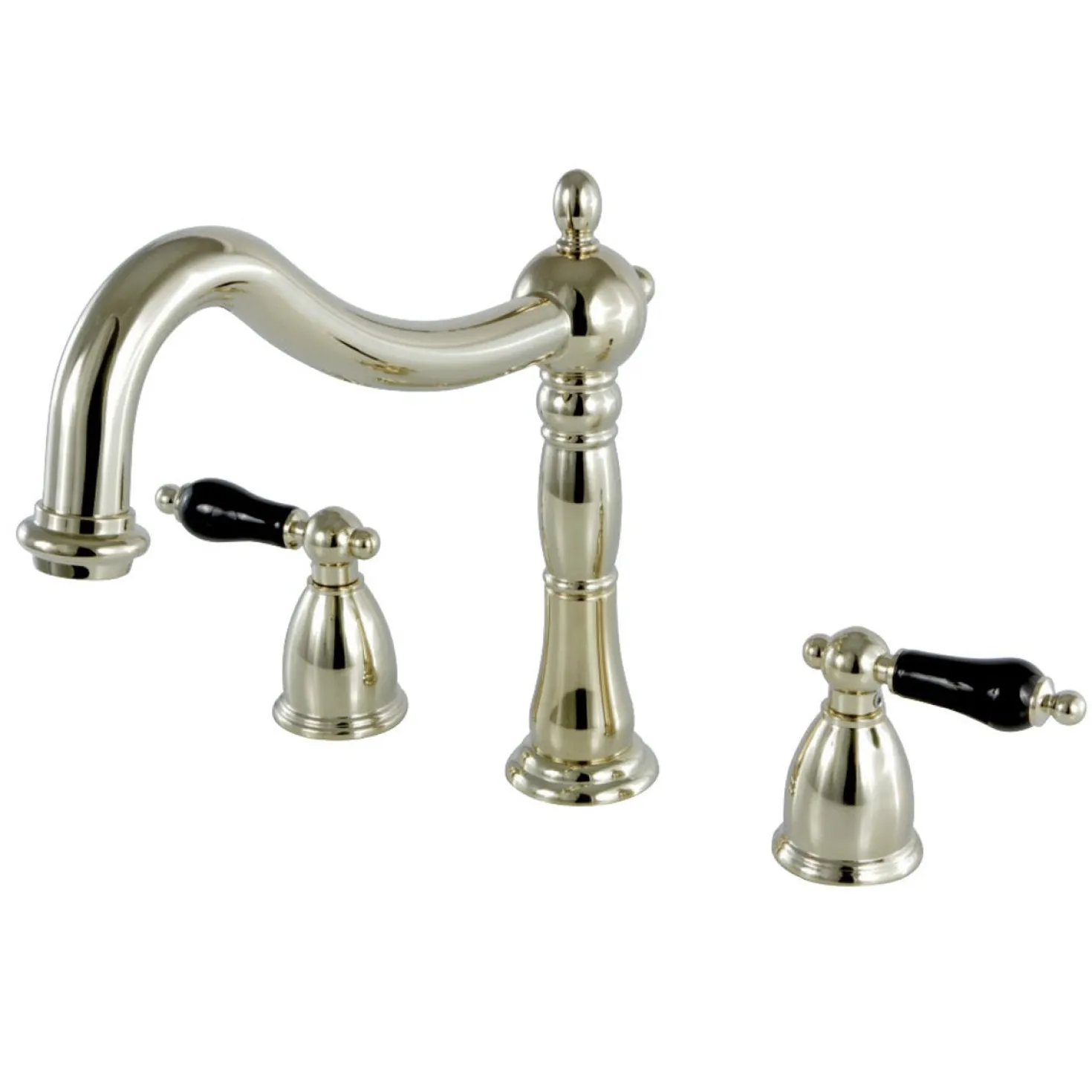Kingston Brass Duchess Roman Tub Filler with Cross Handle