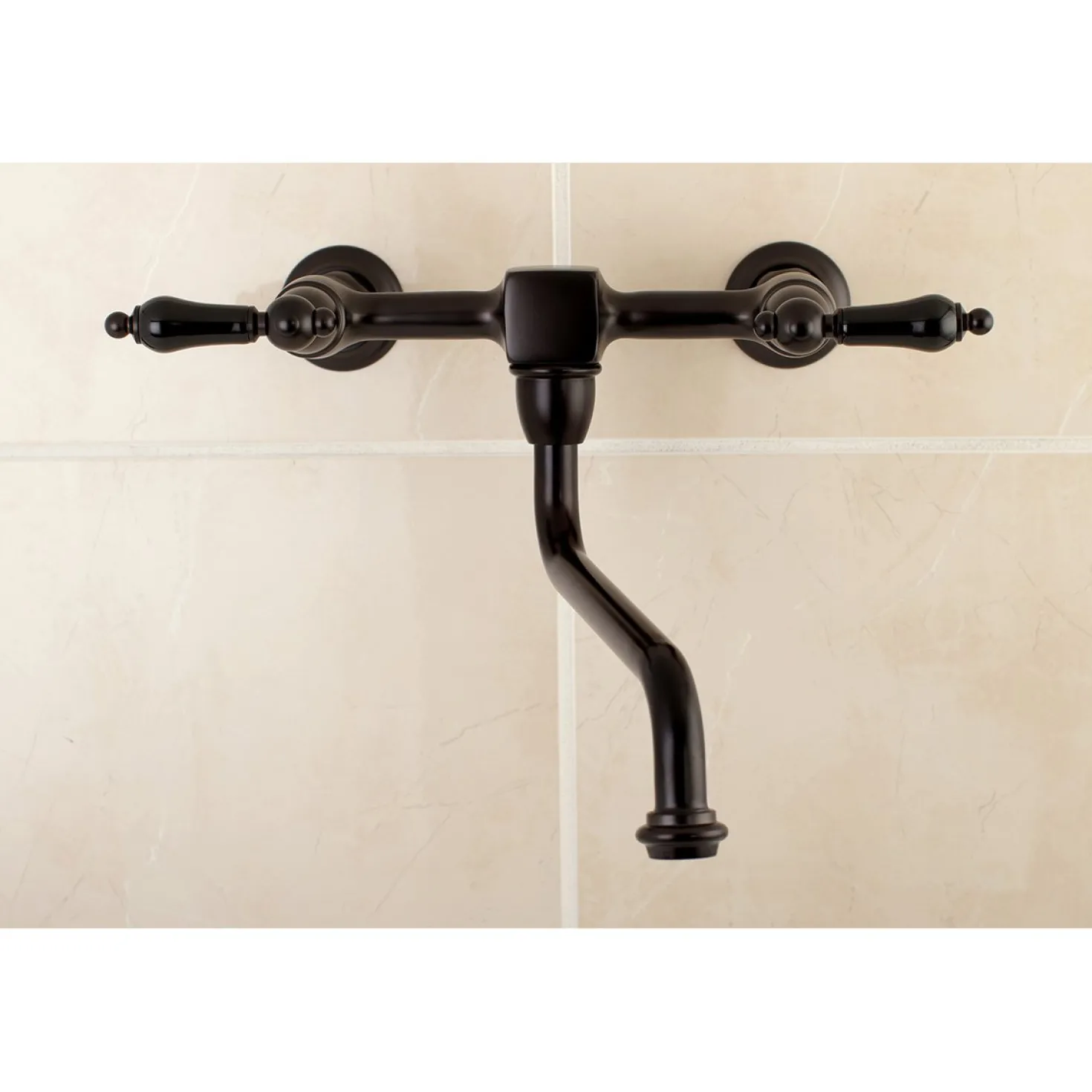 Kingston Brass Duchess Wall Mount Bathroom Faucet