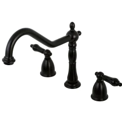 Kingston Brass Duchess Widespread Kitchen Faucet