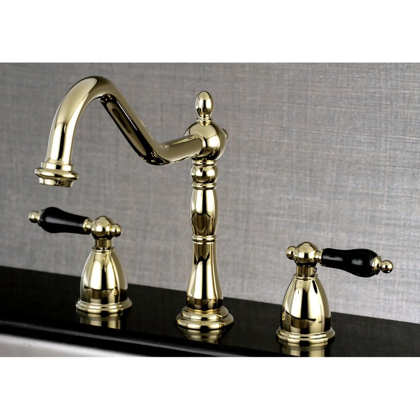 Kingston Brass Duchess Widespread Kitchen Faucet