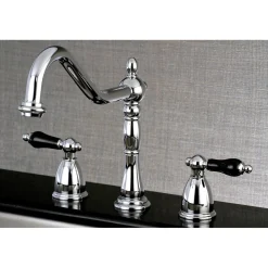 Kingston Brass Duchess Widespread Kitchen Faucet