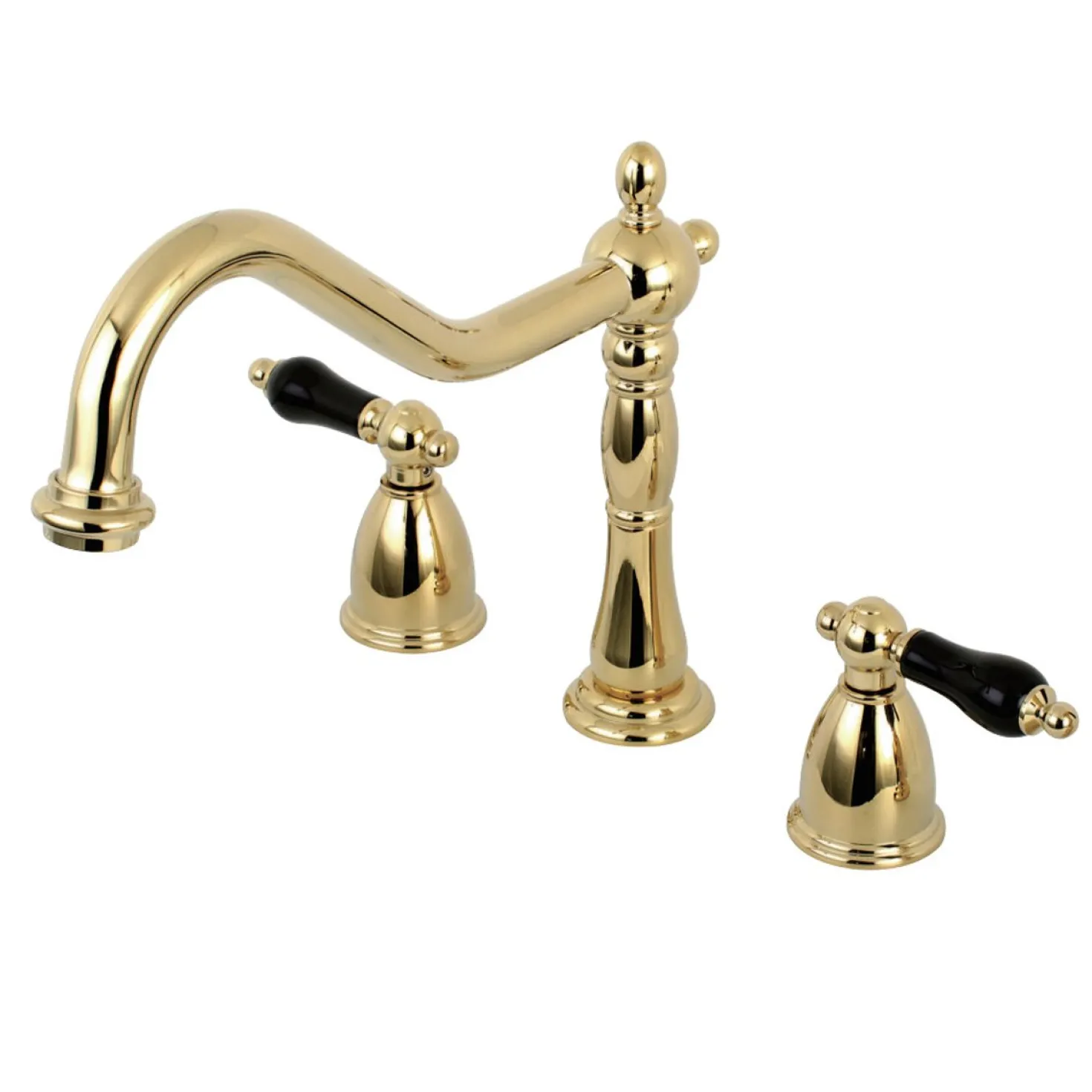 Kingston Brass Duchess Widespread Kitchen Faucet