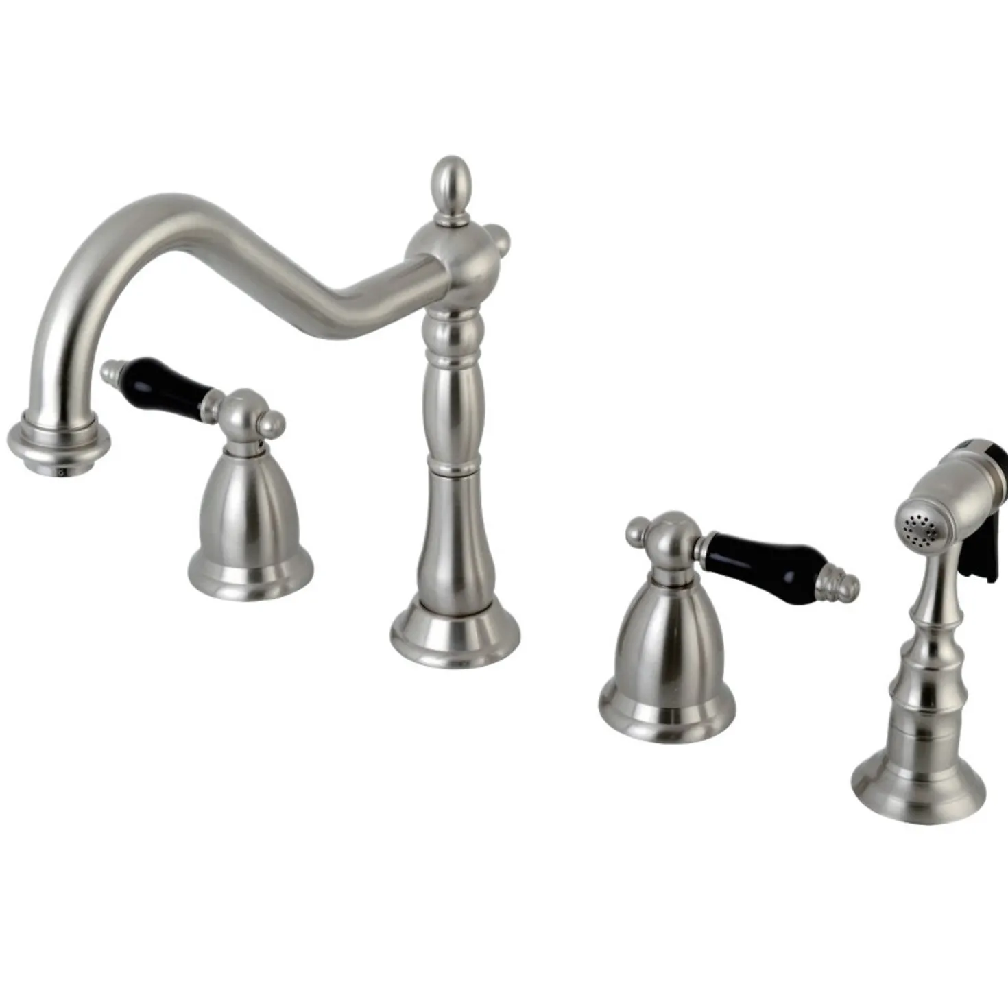Kingston Brass Duchess Widespread 4-Hole Kitchen Faucet