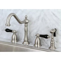 Kingston Brass Duchess Widespread 4-Hole Kitchen Faucet