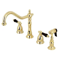 Kingston Brass Duchess Widespread 4-Hole Kitchen Faucet