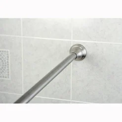 Kingston Brass Edenscape Americana 72" Tension Shower Rod with Decorative Flange