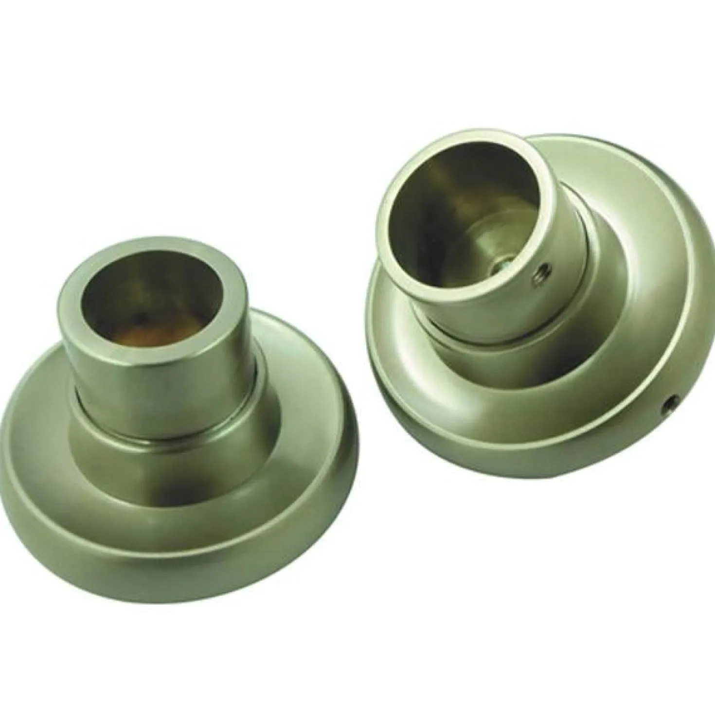 Kingston Brass Edenscape Brass Edenscape Shower Rod Base for Classic Straight or Tension Shower Rod
