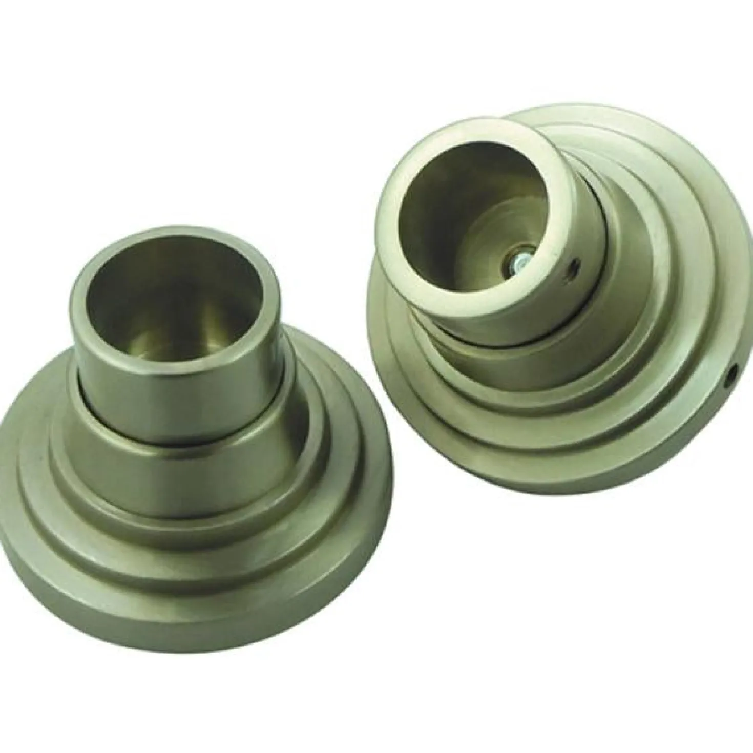 Kingston Brass Edenscape Brass Edenscape Shower Rod Base for Milano Straight or Tension Shower Rod