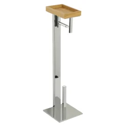 Kingston Brass Edenscape Freestanding Toilet Paper Holder with Storage Shelf