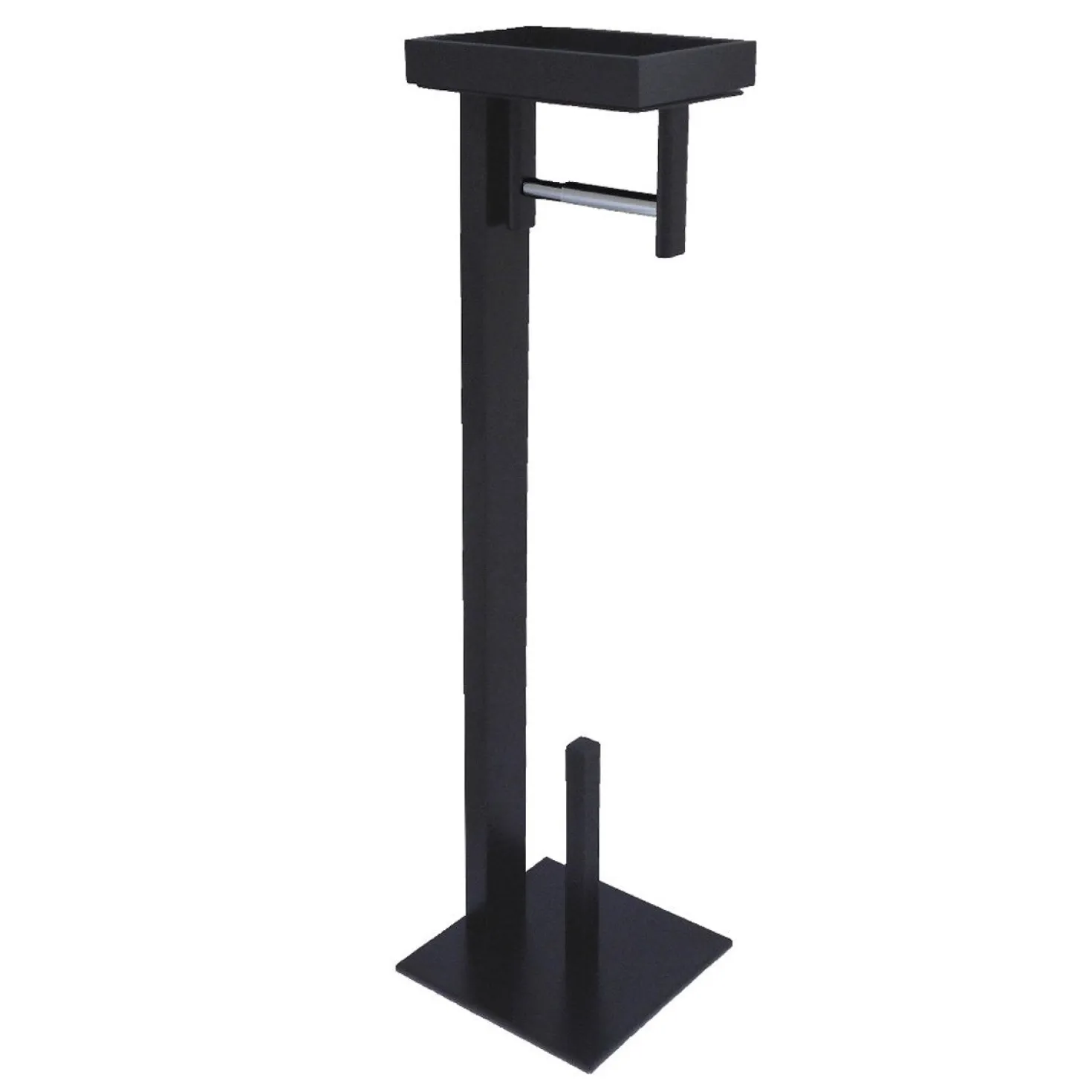 Kingston Brass Edenscape Freestanding Toilet Paper Holder with Storage Shelf
