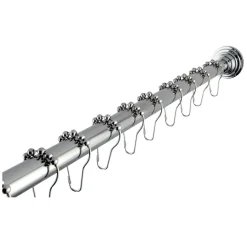 Kingston Brass Edenscape 72-Inch Adjustable Shower Curtain Rod with Ring