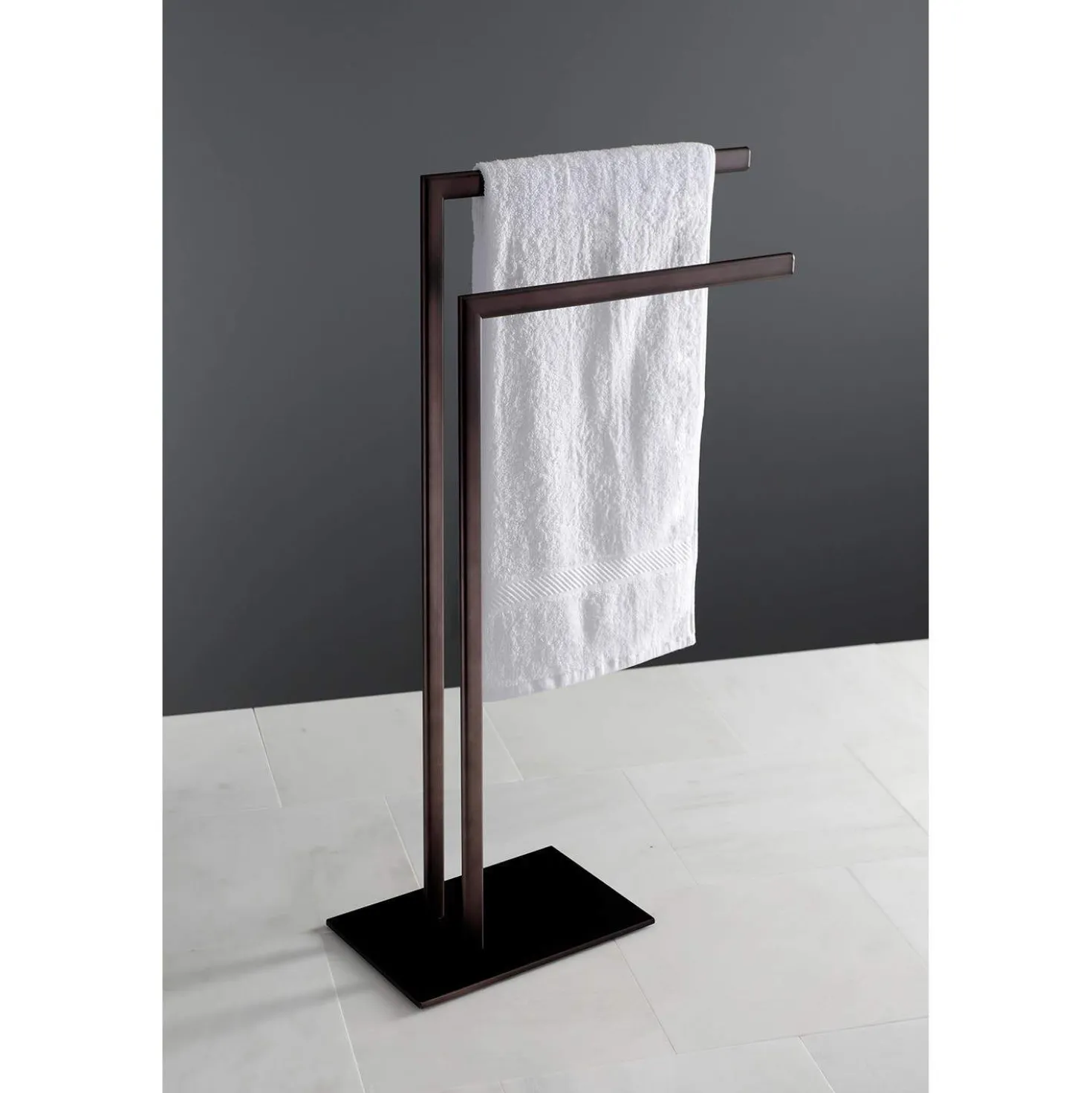 Kingston Brass Edenscape Pedestal Dual Towel Rack