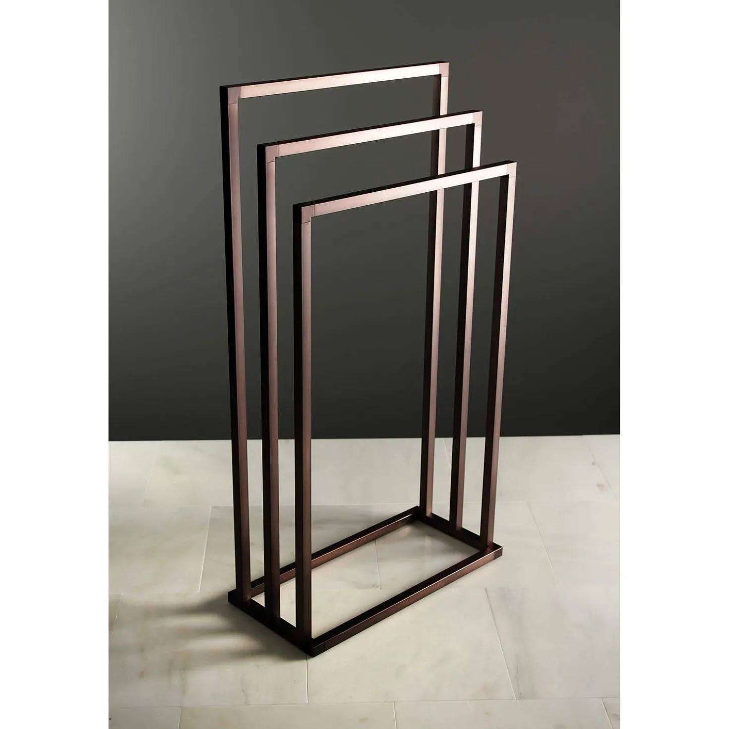 Kingston Brass Edenscape 3-Tier Pedestal Towel Rack