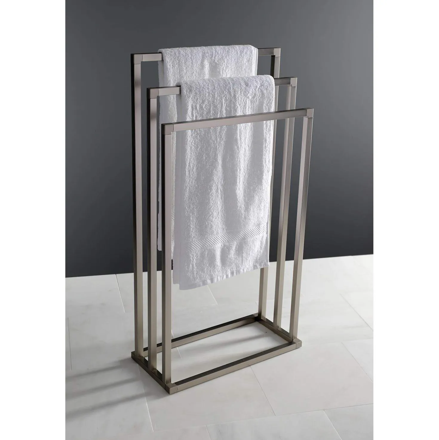 Kingston Brass Edenscape 3-Tier Pedestal Towel Rack