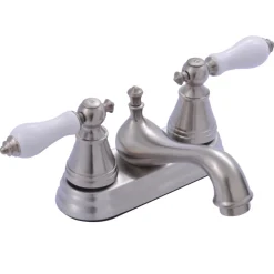Kingston Brass English Classic Two Handle 4" Centerset Lavatory Faucet