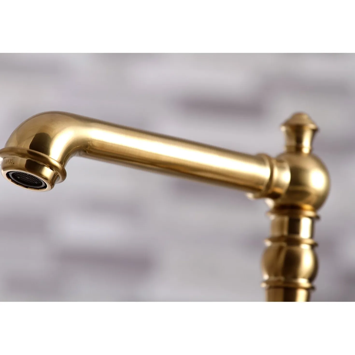 Kingston Brass English Country 4-Hole 8" Bridge Kitchen Faucet with Sprayer
