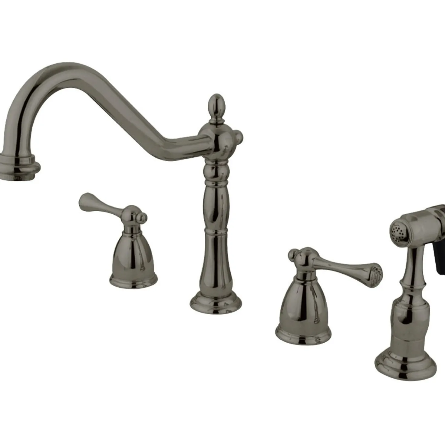 Kingston Brass English Country Widespread Kitchen Faucet