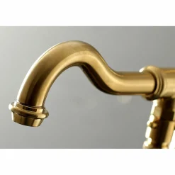 Kingston Brass English Country Single-Handle Freestanding Roman Tub Filler with Hand Shower