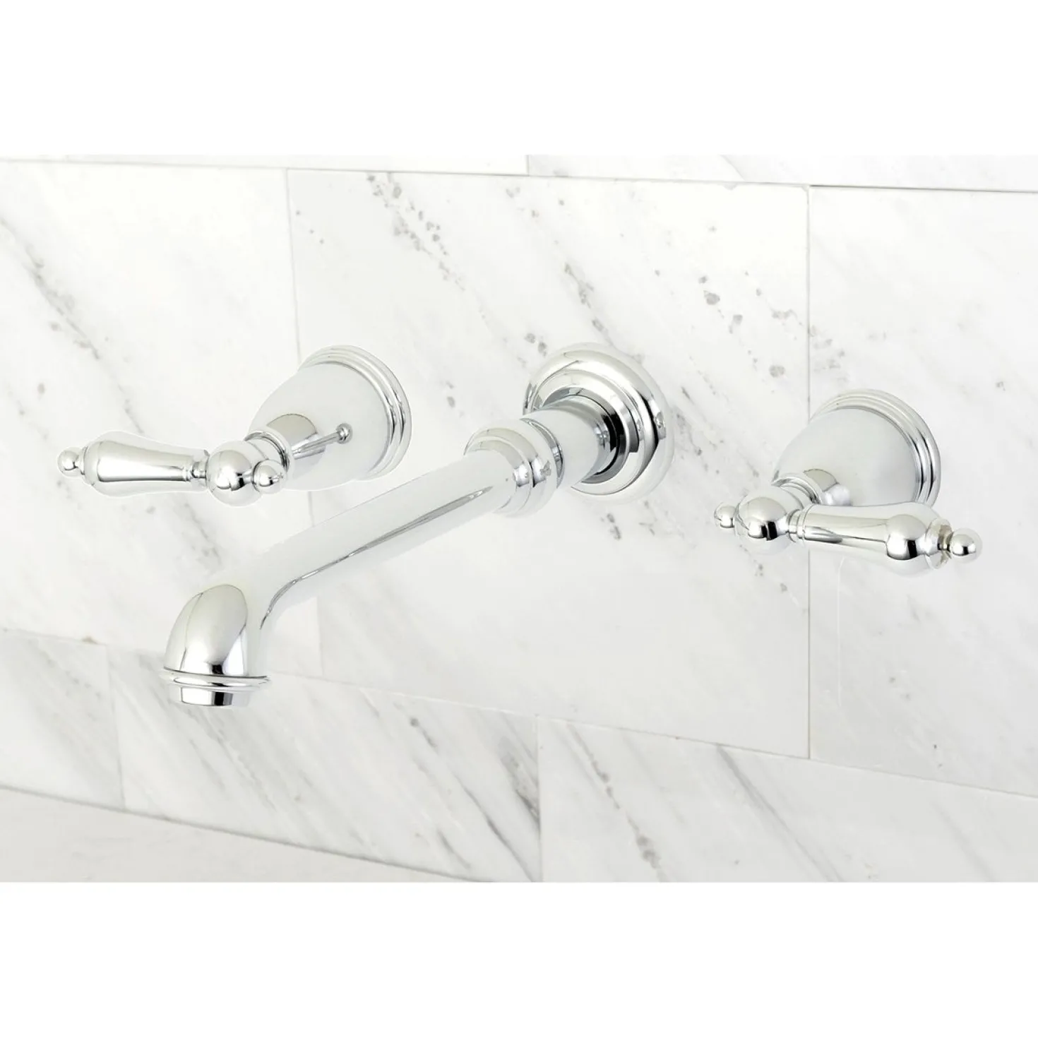 Kingston Brass English Country Wall Mount Bathroom Faucet