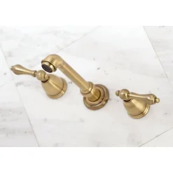 Kingston Brass English Country Wall Mount Bathroom Faucet