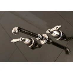 Kingston Brass English Country Wall Mount Bathroom Faucet
