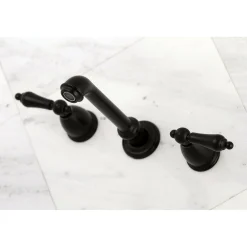 Kingston Brass English Country Wall Mount Bathroom Faucet
