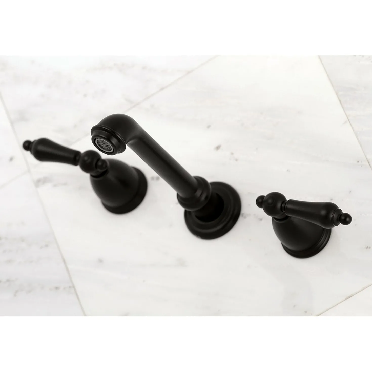 Kingston Brass English Country Wall Mount Bathroom Faucet