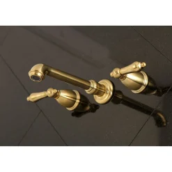 Kingston Brass English Country Wall Mount Bathroom Faucet