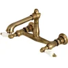 Kingston Brass English Country 2-Hole Wall Mount Bathroom Faucet
