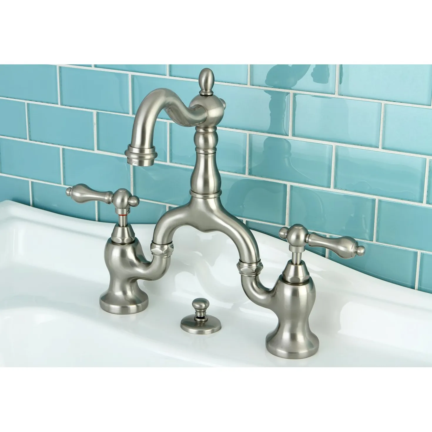 Kingston Brass English Country Bathroom Bridge Faucet