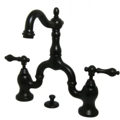 Kingston Brass English Country Bathroom Bridge Faucet