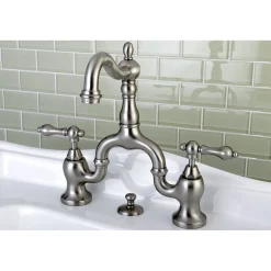 Kingston Brass English Country Bathroom Bridge Faucet