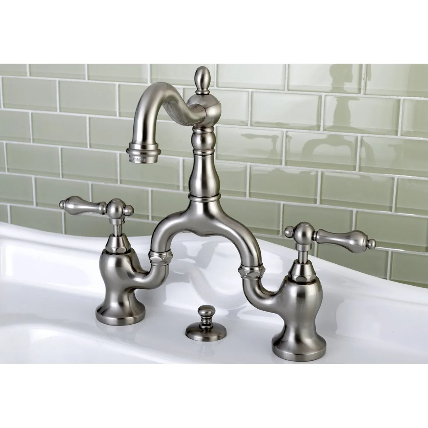 Kingston Brass English Country Bathroom Bridge Faucet