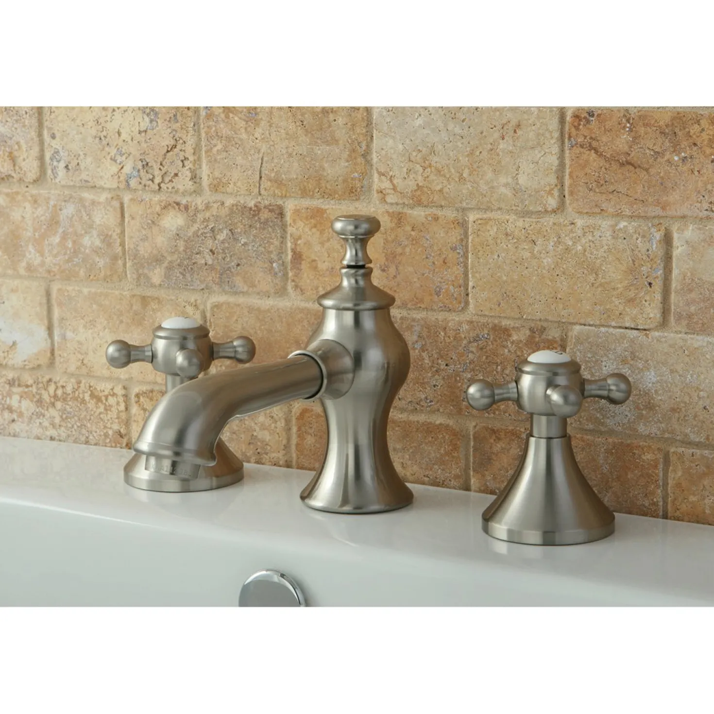 Kingston Brass English Country 8" Widespread Bathroom Faucet