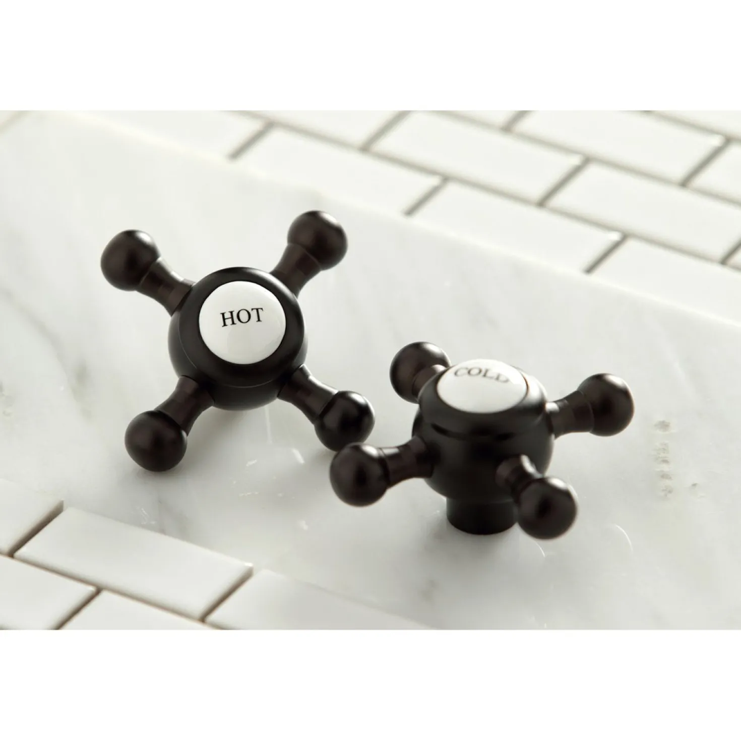 Kingston Brass English Country 8" Widespread Bathroom Faucet
