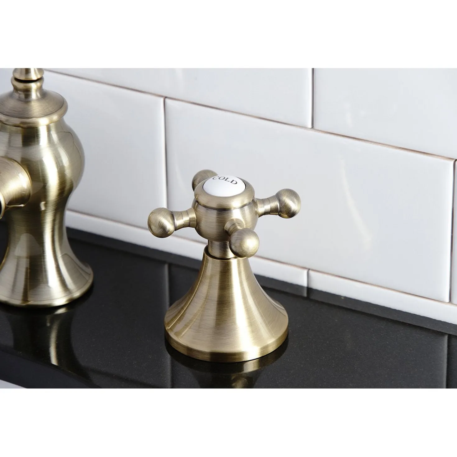 Kingston Brass English Country 8" Widespread Bathroom Faucet