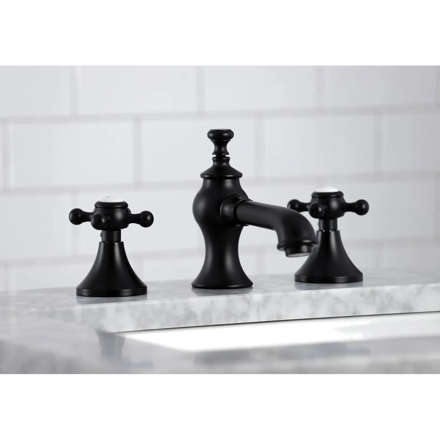 Kingston Brass English Country 8" Widespread Bathroom Faucet