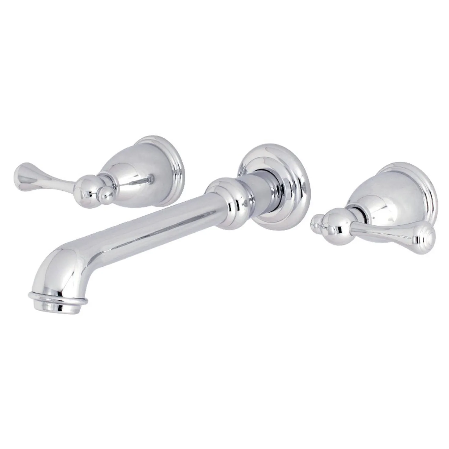 Kingston Brass English Country Wall Mount 8-Inch Center Roman Tub Filler
