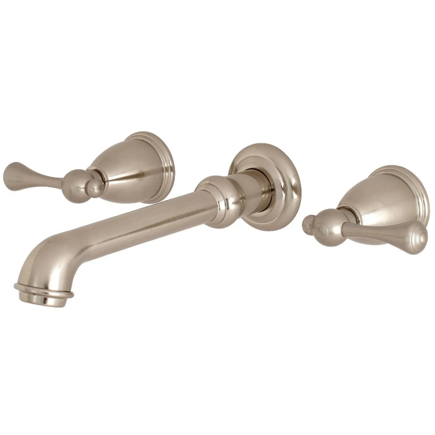 Kingston Brass English Country Wall Mount 8-Inch Center Roman Tub Filler
