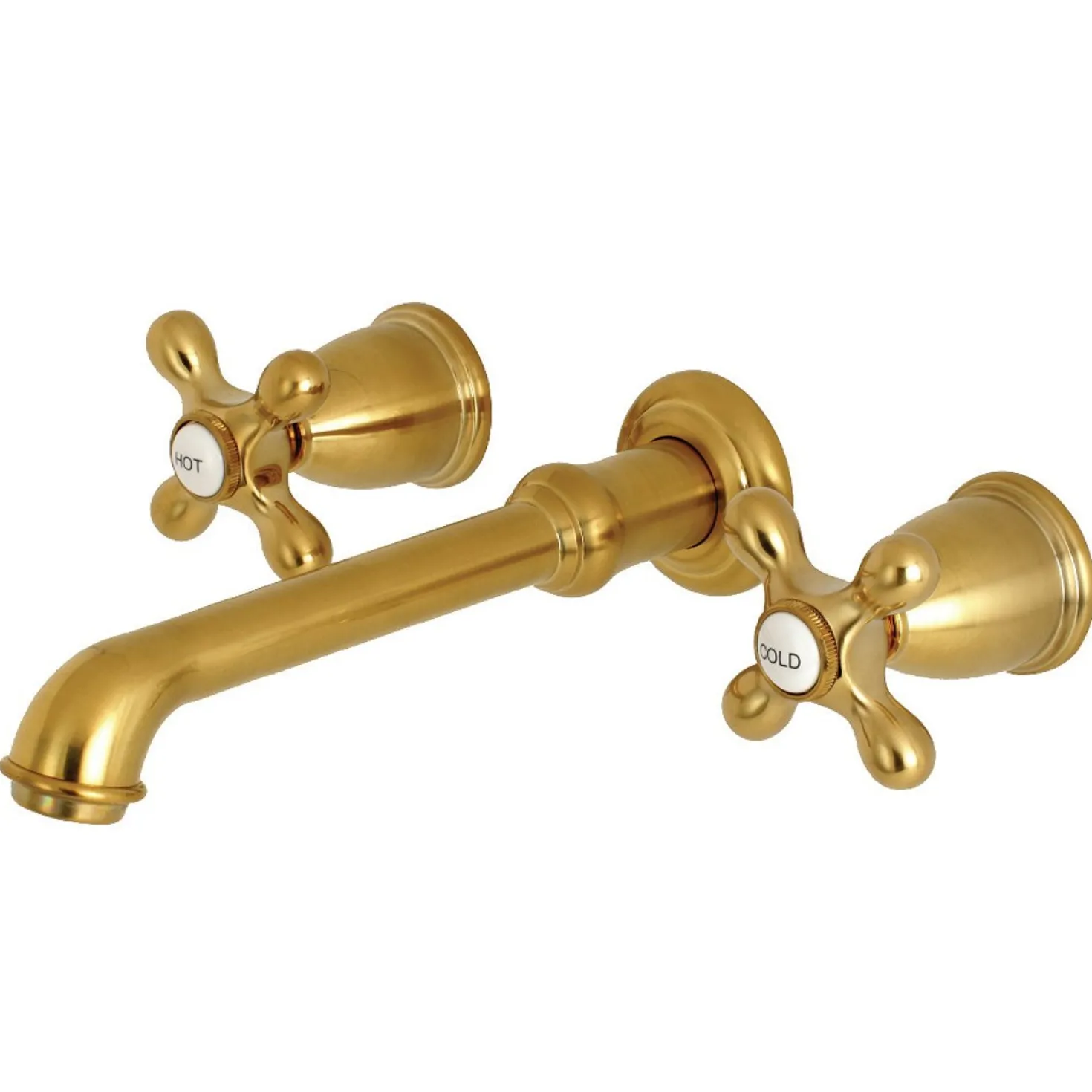Kingston Brass English Country 2-Handle Wall Mount Roman Tub Faucet