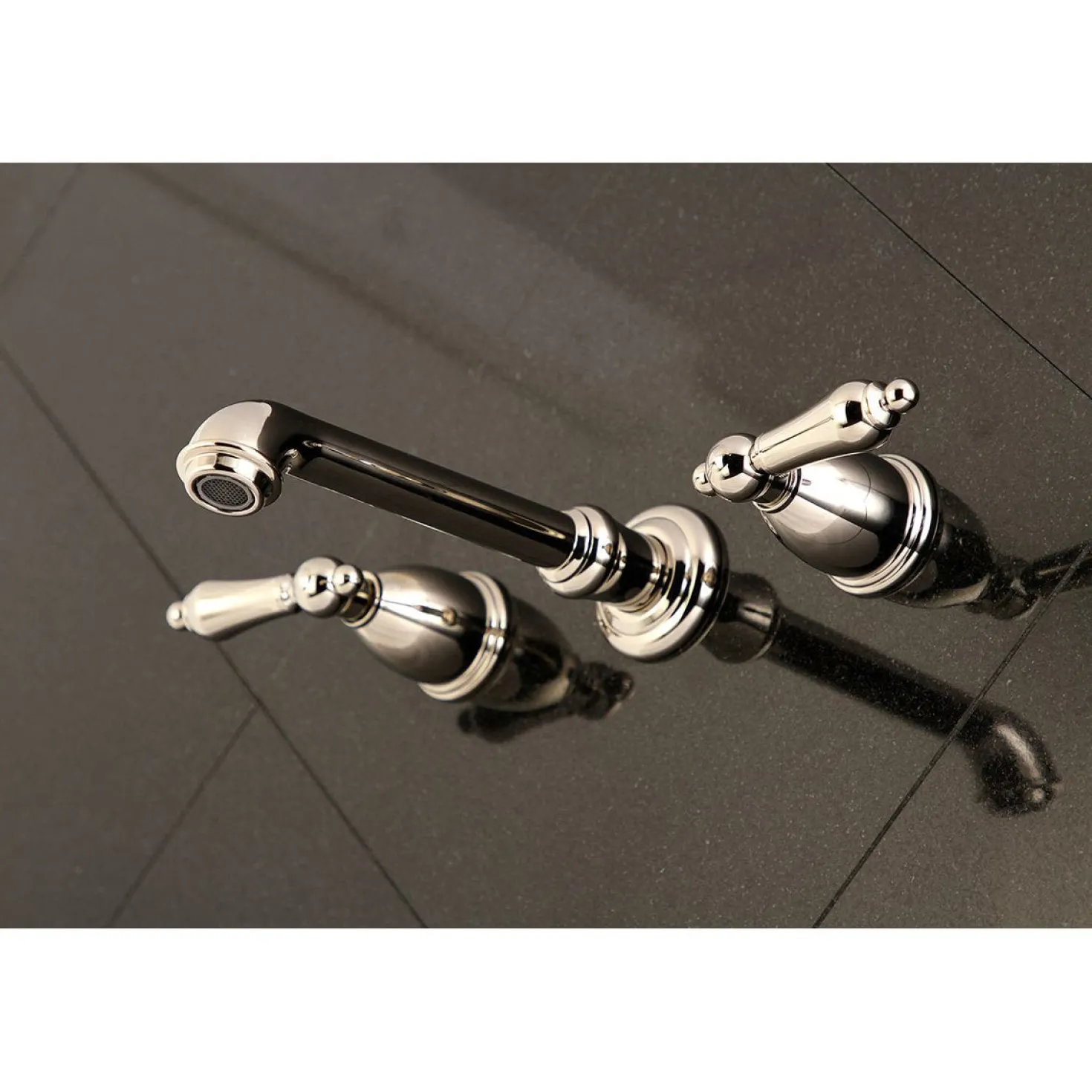 Kingston Brass English Country 8-Inch Center Wall Mount Roman Tub Filler