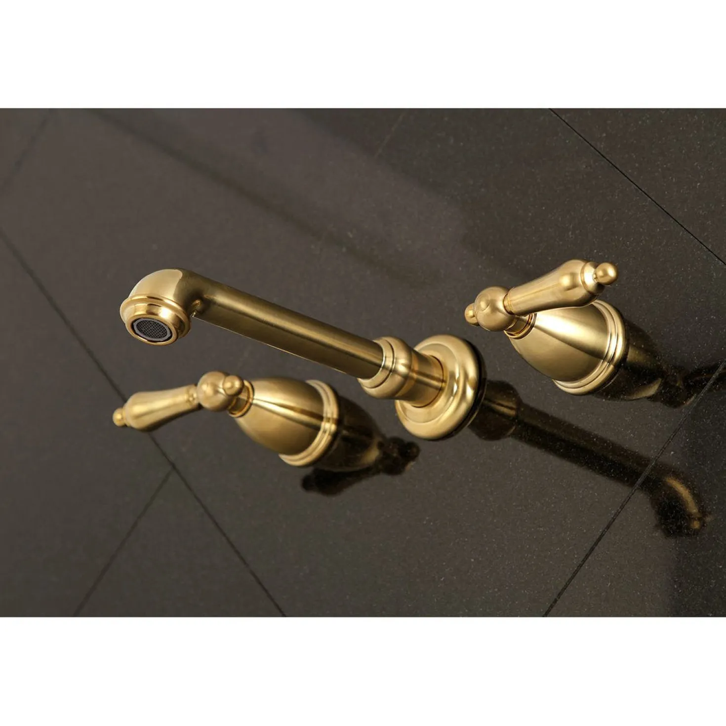 Kingston Brass English Country 8-Inch Center Wall Mount Roman Tub Filler