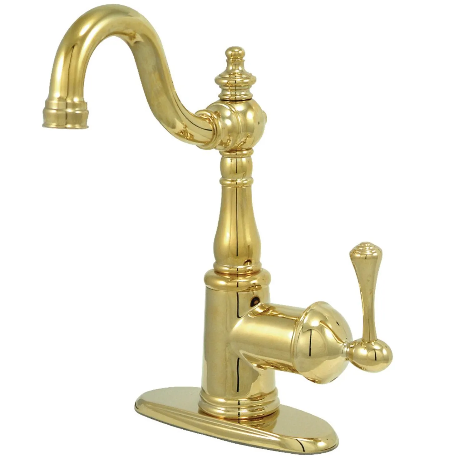 Kingston Brass English Vintage Fauceture Single-Handle 4-Inch Centerset Bathroom Faucet